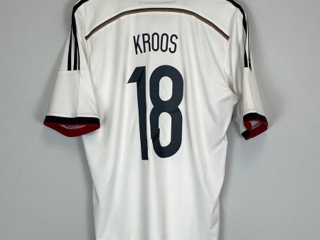 2014 15 GERMANY KROOS #18 HOME SHIRT (L) ADIDAS For Cheap