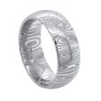 Jay Feder Damascus Steel Dome Shaped Ring For Discount