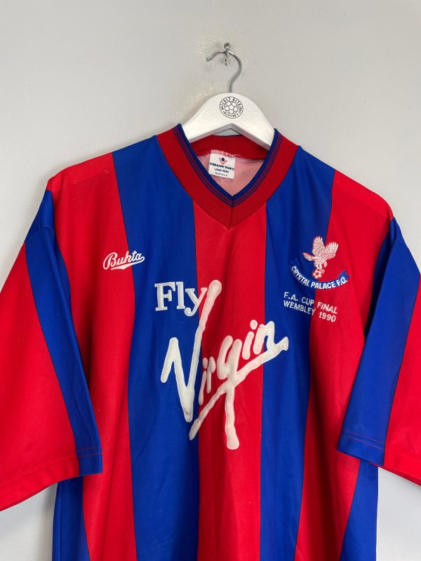 1989 90 CRYSTAL PALACE *FA CUP FINAL* HOME SHIRT (L) BUKTA Fashion