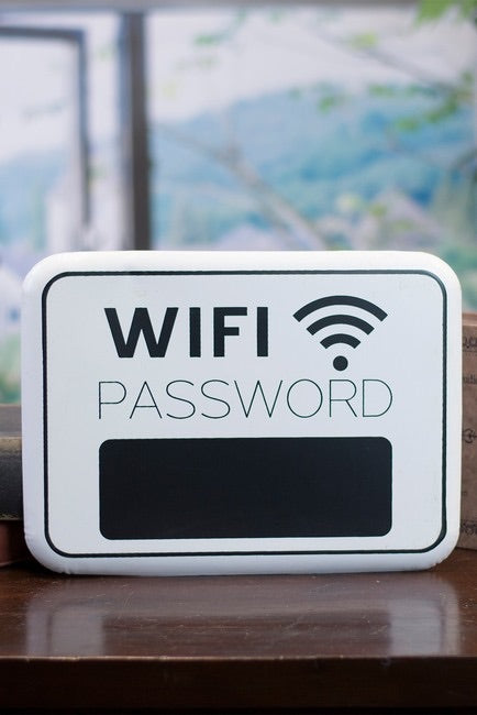 Large Wifi Password Sign Discount