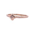 JAY FEDER 14K ROSE GOLD DIAMOND TEXTURED RING For Discount