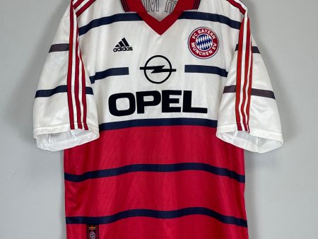 1998 00 BAYERN MUNICH HELMER #5 AWAY SHIRT (XL) ADIDAS Hot on Sale