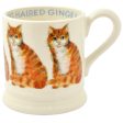 Long Hair Ginger Cat 1 2 Pint Mug on Sale