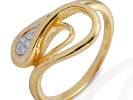 Kavant & Sharart 18K yellow gold Talay Wave Ring Online Hot Sale