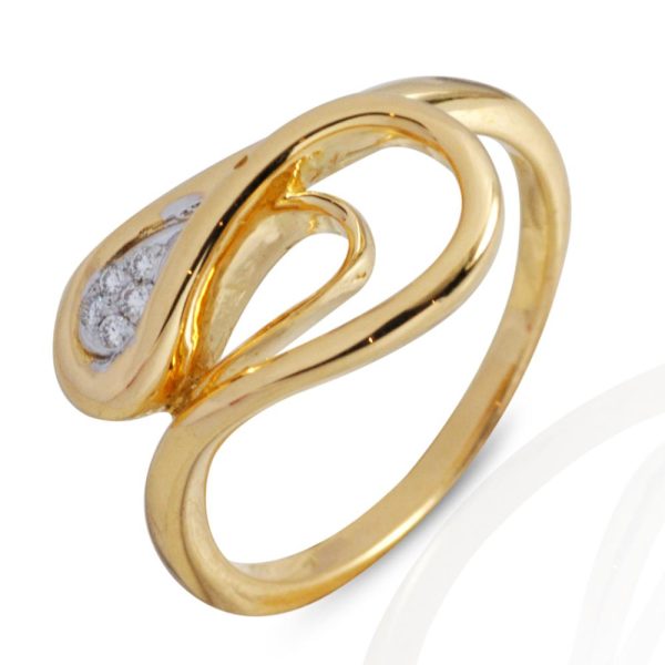 Kavant & Sharart 18K yellow gold Talay Wave Ring Online Hot Sale