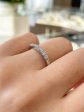 Jay Feder 14K White Gold Diamond Band Hot on Sale