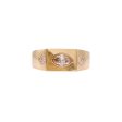 JAY FEDER 18K YELLOW GOLD MARQUISE DIAMOND 3 STONE RING Hot on Sale