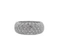 JAY FEDER PLATINUM DIAMOND PAVE ETERNITY BAND RING Cheap