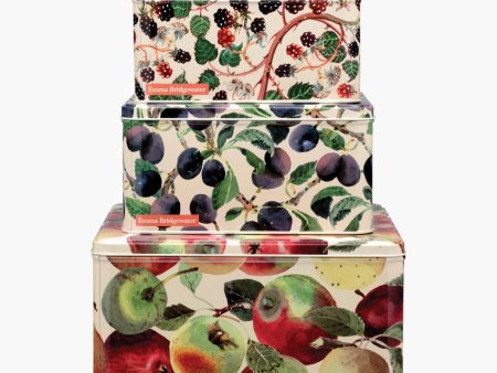 Vegetable Garden Apples Set of 3 Square Cake Tins Cheap