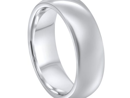 Jay Feder Cobalt Light Comfort Fit High Polished Ring For Sale