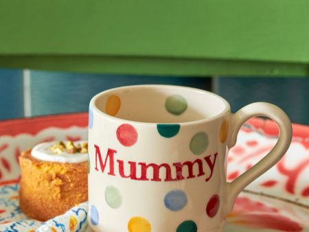 Polka Dot Mummy 1 2 Pint Mug Discount