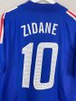 2002 04 FRANCE ZIDANE #10 HOME SHIRT (XL) ADIDAS For Cheap