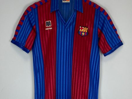 1984 89 BARCELONA HOME SHIRT (S) MEYBA Fashion