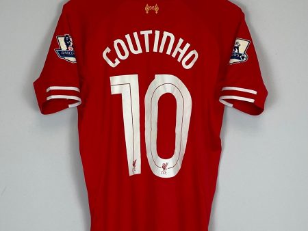 2013 14 LIVERPOOL COUTINHO #10 HOME SHIRT (S) WARRIOR Online Sale