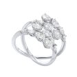 Jay Feder 18K White Gold & Pear Shaped Diamond Ring Online