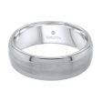 Jay Feder Tungsten Brushed Center Polished Edge Ring Supply