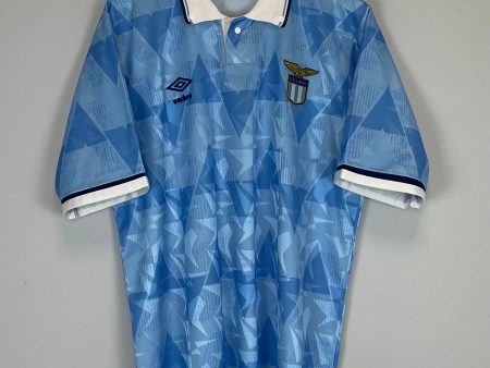 1989 91 LAZIO #3 HOME SHIRT (L) UMBRO Online now