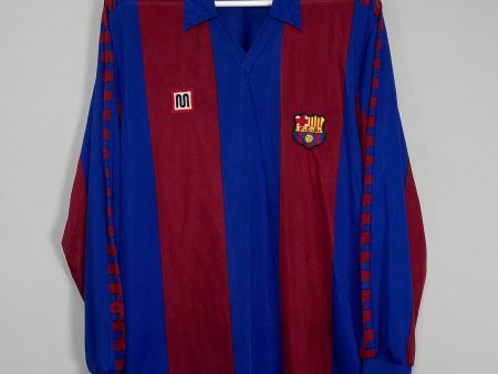 1984 89 BARCELONA L S HOME SHIRT (L) MEYBA Online Sale