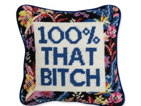 That Bitch Needlepoint Pillow Supply