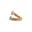 Jay Feder 14k Yellow Gold Diamond Wrap Bypass Ring For Cheap