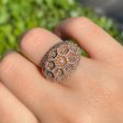 Jay Feder 18k Rose Gold Diamond Dome Ring on Sale