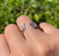 Eden Presley 14K WHITE GOLD Custom Twist Shank Ring Y-D Sale