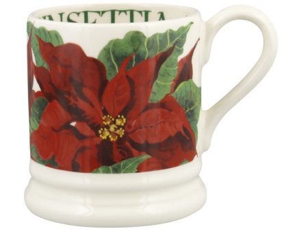 Poinsettia 1 2 Pint Mug Fashion