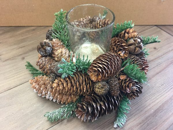 Pinecone Votive Holder Fashion