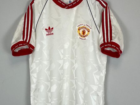 1991 MANCHESTER UNITED ECWC AWAY SHIRT (L) ADIDAS Online