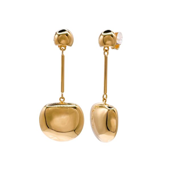 Jay Feder 14k Yellow Gold Small Drop Earrings Discount