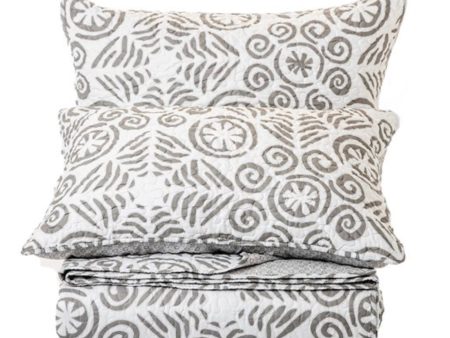 LOUKANIKOS DOUBLE QUEEN QUILT SET For Cheap