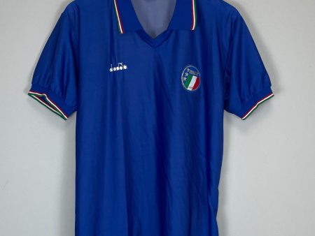 1986 91 ITALY HOME SHIRT (L) DIADORA Cheap