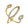 Eden Presley 14K Yellow Gold Open Diamond Ring Sale