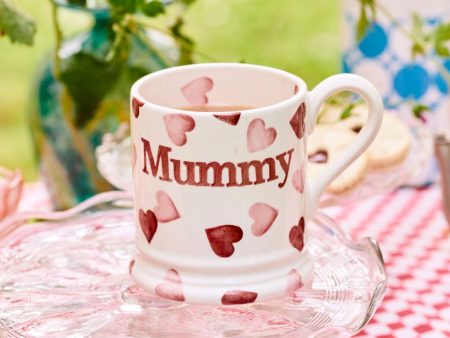 Pink Hearts Mummy 1 2 Pint Mug Online