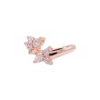 Jay Feder 18k Rose Gold Diamond Crossover Wrap Ring Fashion