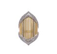 JAY FEDER 18K TWO TONE GOLD DIAMOND SAMBA RING Online