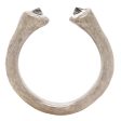 Todd Pownell Palladium Hammered Shank Inverted Diamond Ring Hot on Sale