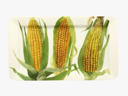 Vegetable Garden Sweetcorn Medium Oblong Plate For Sale