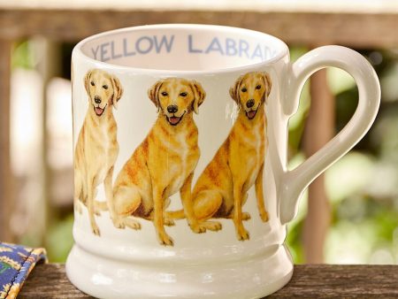 Yellow Labrador 1 2 Pint Mug on Sale