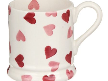 PINK HEARTS 1 2 PINT MUG Supply