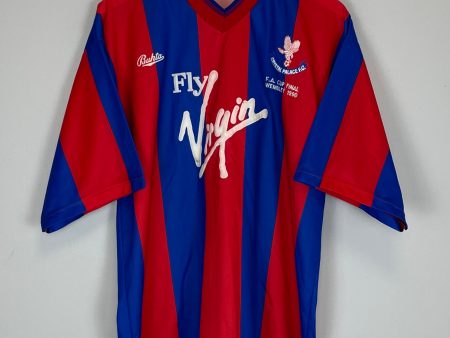 1989 90 CRYSTAL PALACE *FA CUP FINAL* HOME SHIRT (L) BUKTA Fashion