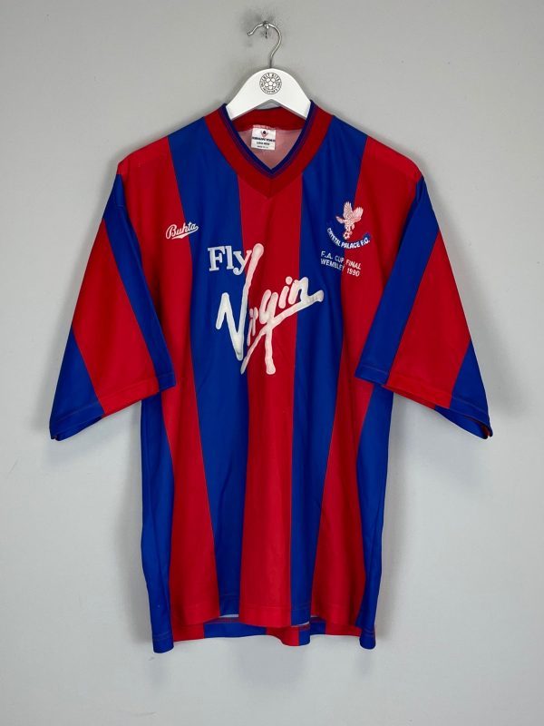 1989 90 CRYSTAL PALACE *FA CUP FINAL* HOME SHIRT (L) BUKTA Fashion