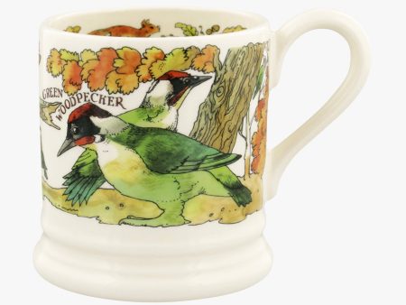 Green Woodpecker & Red Squirrel 1 2 Pint Mug Sale