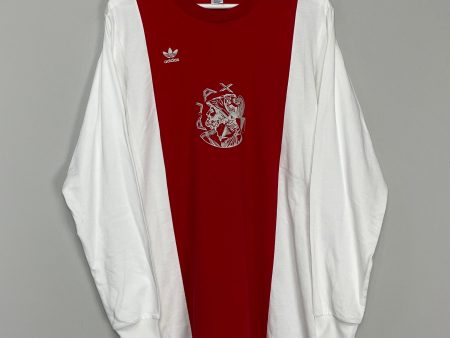 1972 AJAX ADIDAS ORIGINALS L S HOME SHIRT (L) Online Hot Sale