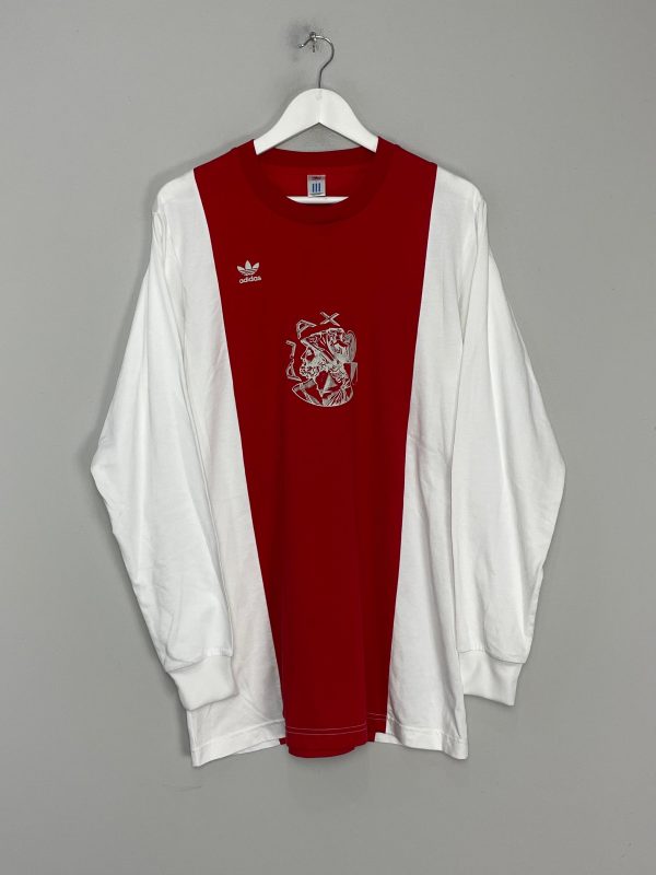 1972 AJAX ADIDAS ORIGINALS L S HOME SHIRT (L) Online Hot Sale