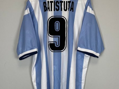 1999 00 ARGENTINA BATISTUTA #9 HOME SHIRT (XL) REEBOK Online now