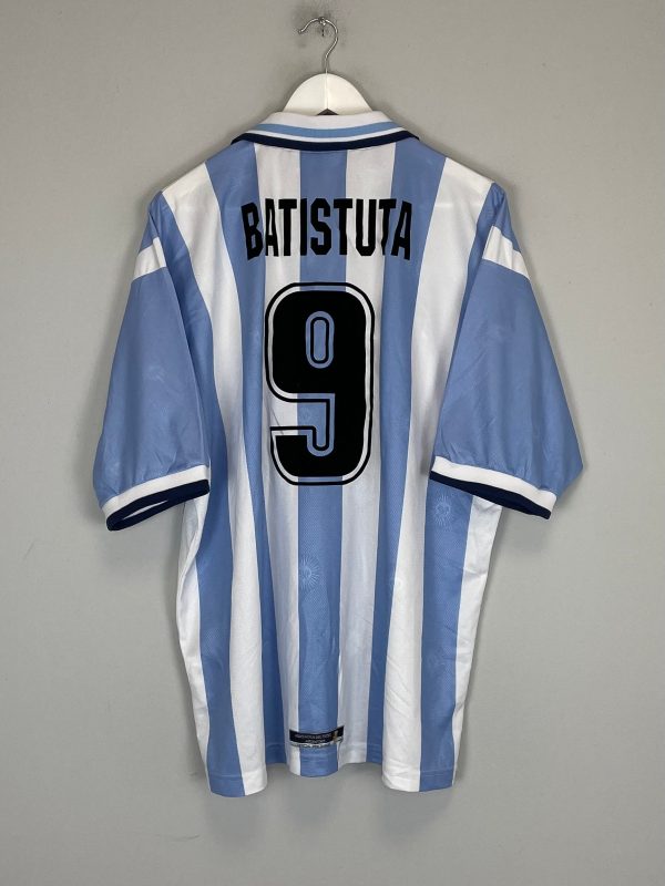 1999 00 ARGENTINA BATISTUTA #9 HOME SHIRT (XL) REEBOK Online now