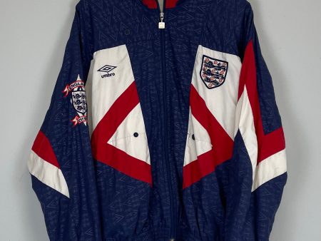 1990 92 ENGLAND TRACK JACKET (M) UMBRO For Cheap