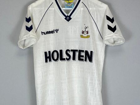 1989 91 TOTTENHAM #8 (GASCOIGNE) HOME SHIRT (S) HUMMEL Cheap