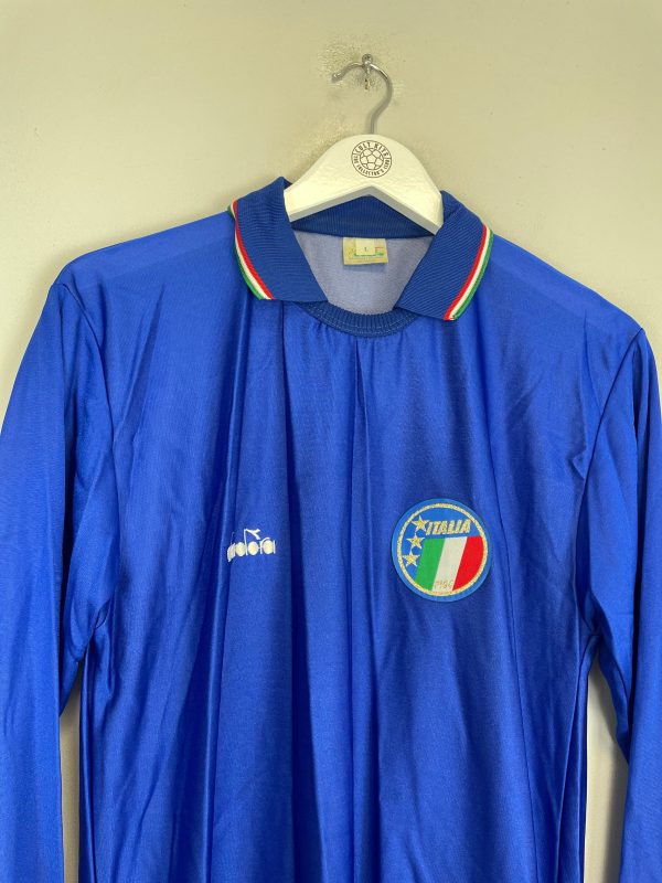 1986 90 ITALY L S HOME SHIRT (L) DIADORA Supply